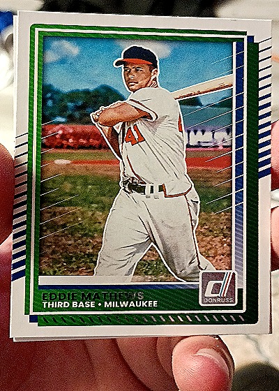 2025 Donruss #67 Eddie Mathews — front