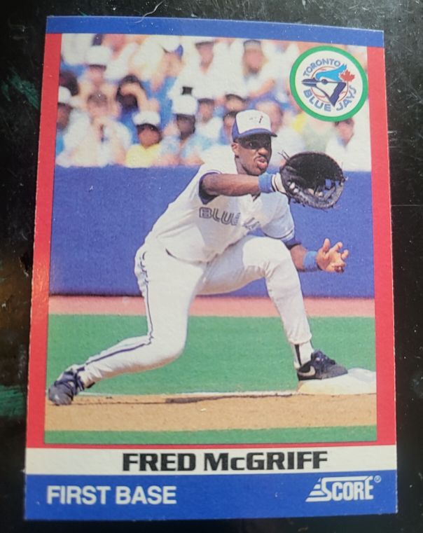 1991 Score 100 Superstars #71 Fred McGriff — front