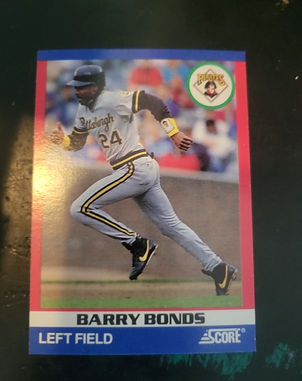 1991 Score #24 Barry Bonds — front