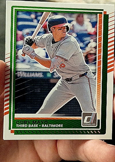 2025 Donruss #5 Coby Mayo — front