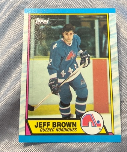 1989-90 Topps #28 Jeff Brown — front