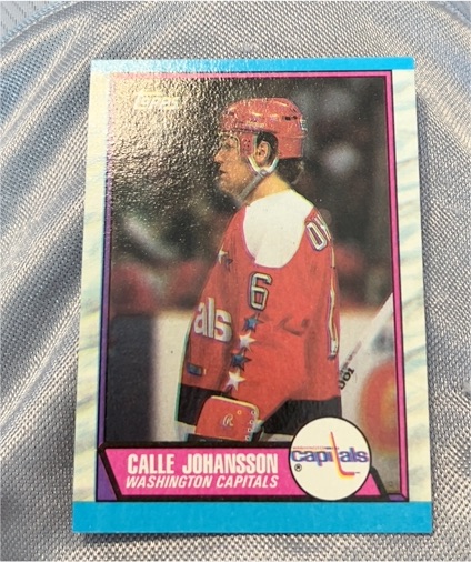 1989-90 Topps #16 Calle Johansson — front