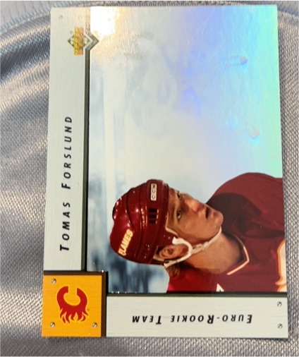 1992-93 Upper Deck Euro-Rookie Team #ERT6 Tomas Forslund — front