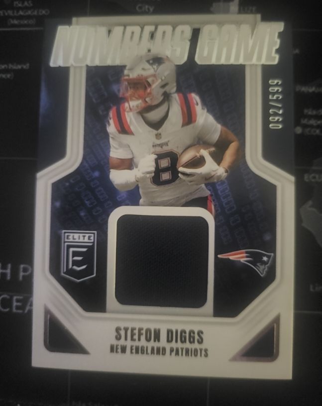 2025 Panini Donruss Elite Numbers Game #Stefon Diggs — front
