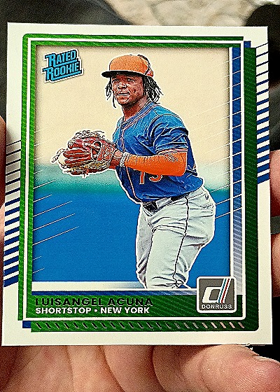 2025 Donruss #1 Luisangel Acuna — front