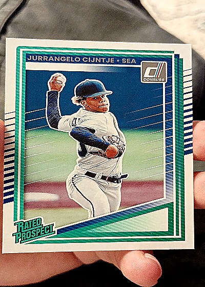 2025 Donruss #132 Jurrangelo Cijntje — front