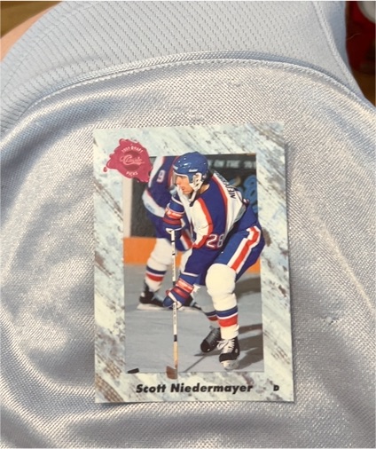 1991 Classic Draft Picks #3 Scott Niedermayer — front