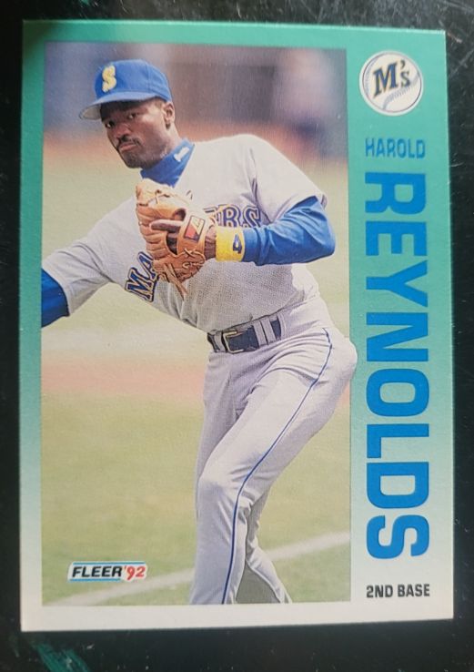 1992 Fleer #291 Harold Reynolds — front