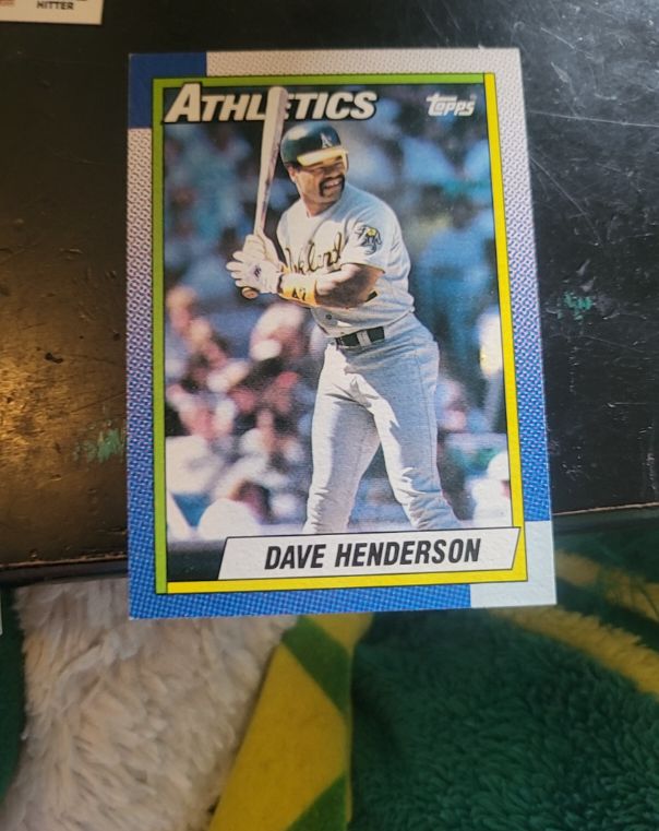 1990 Topps #68 Dave Henderson — front