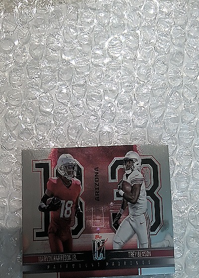 2024 Topps Signature Class Paramount Pairings #PP-18 Marvin Harrison Jr Trey Benson — front