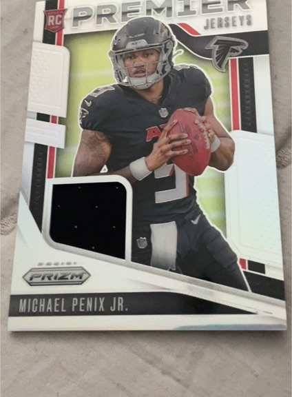 2024 Panini Prizm Premier Jerseys #PJ-MPJ Michael Penix Jr. — front