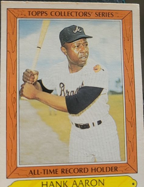 1985 Topps Woolworth All-Time Record Holders #1 Hank Aaron — front
