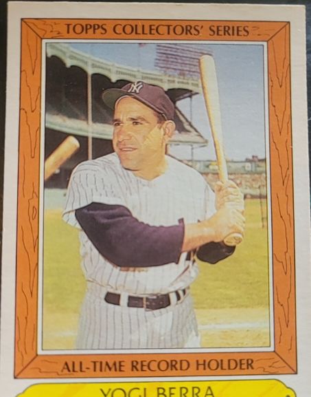 1985 Topps Woolworth All-Time Record Holders #4 Yogi Berra — front