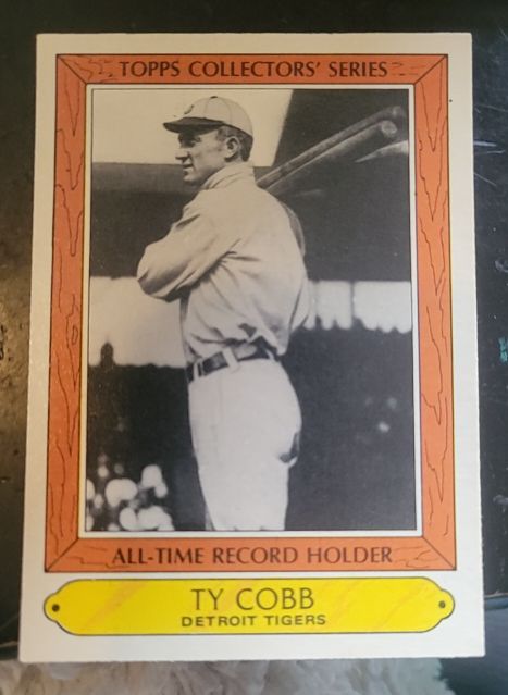 1985 Topps Woolworth All-Time Record Holders #8 Ty Cobb — front
