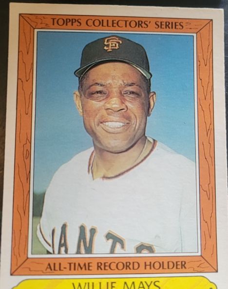 1985 Topps Collectors' Series All-Time Record Holder #26 Willie Mays — front