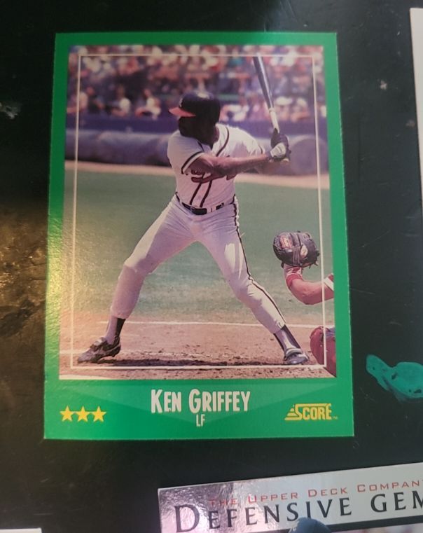 1988 Score #390 Ken Griffey Atlanta Braves — front
