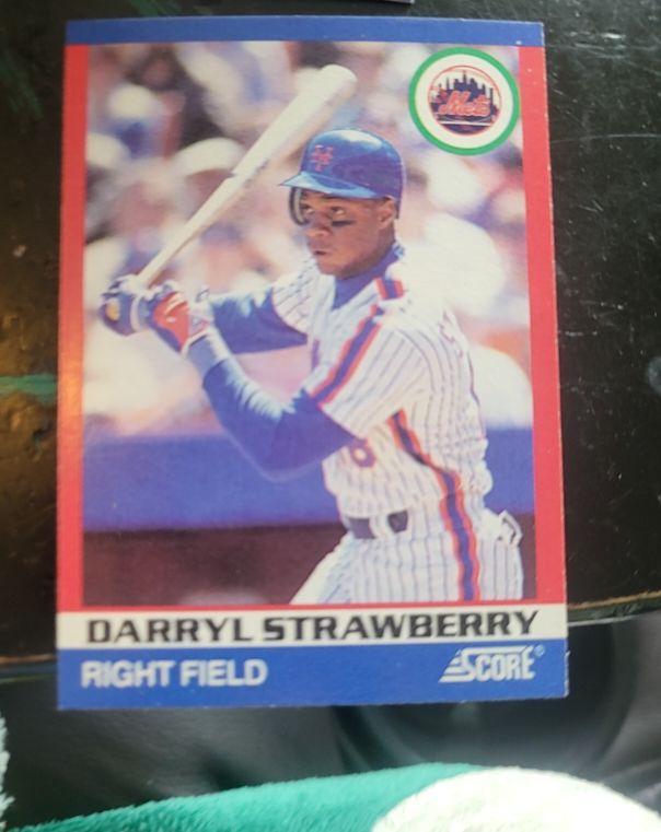 1991 Score #62 Darryl Strawberry — front