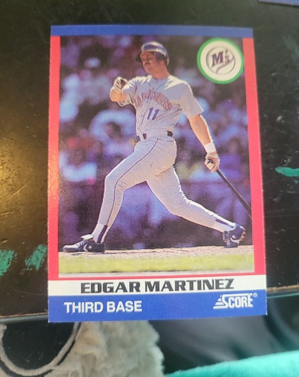 1991 Score #17 Edgar Martinez — front