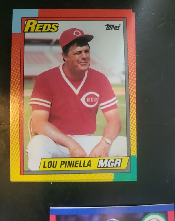 1990 Topps Traded #96T Lou Piniella — front