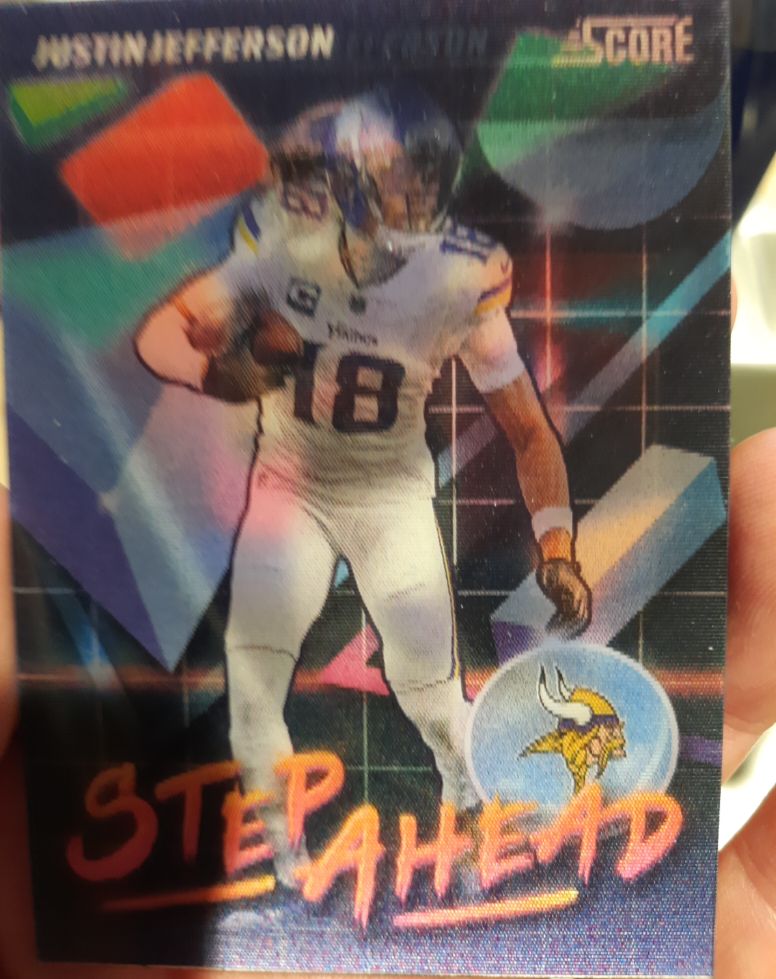 2025 Panini Score #SA-JJN Justin Jefferson — front