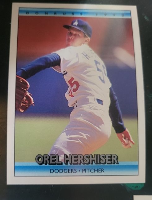 1992 Donruss #247 Orel Hershiser — front