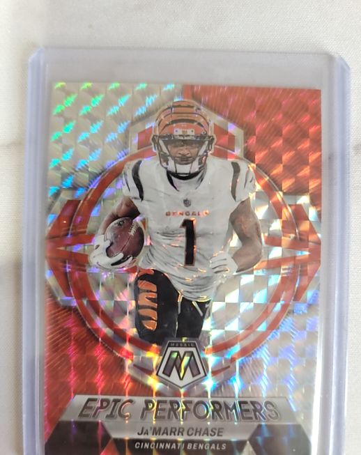 2023 Panini Mosaic Epic Performers #EP-JC Ja'Marr Chase — front