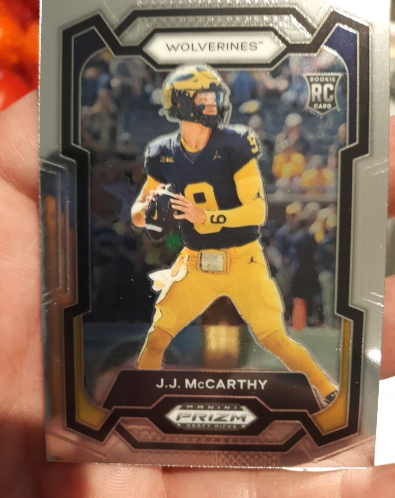 2024 Panini Prizm Draft Picks #132 J.J. McCarthy — front