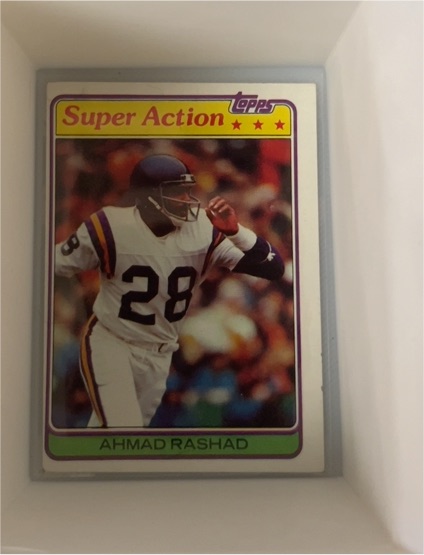 1981 Topps #457 Ahmad Rashad — front