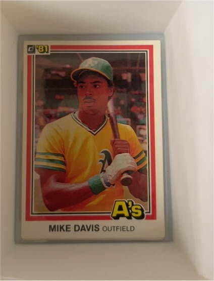 1981 Donruss #470 Mike Davis — front
