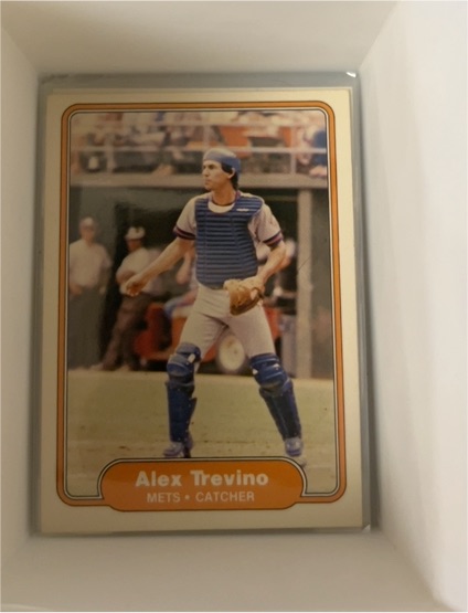 1982 Fleer #540 Alex Trevino New York Mets — front