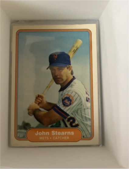 1982 Fleer #537 John Stearns — front