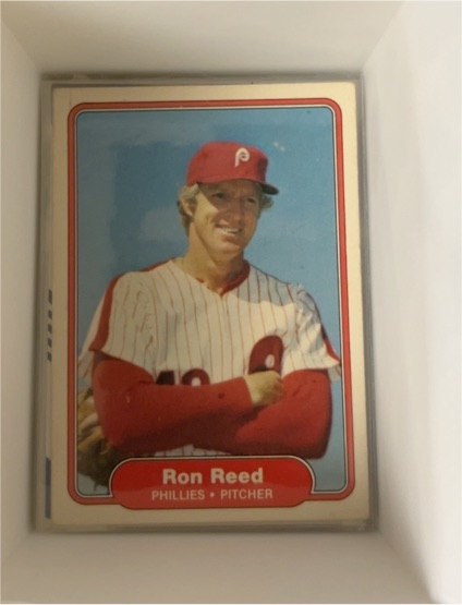 1982 Fleer #255 Ron Reed — front