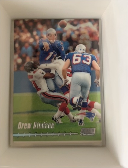 1999 Topps Stadium Club Chrome #75 Drew Bledsoe — front