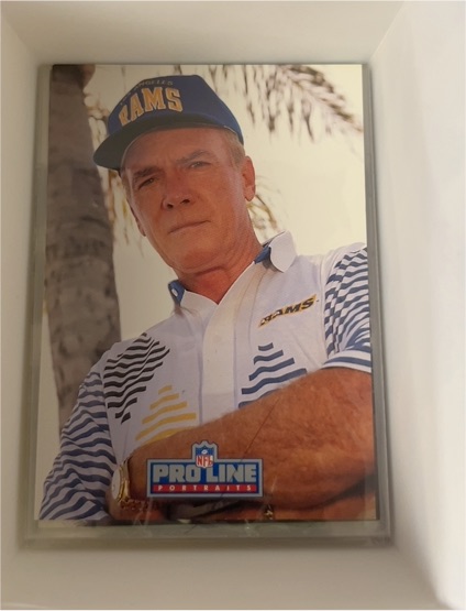 1992 Pro Line Portraits #411 Chuck Knox — front
