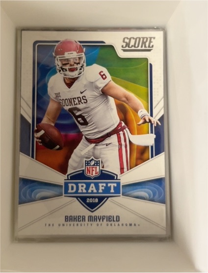 2018 Panini Score #17 Baker Mayfield NFL Draft — front