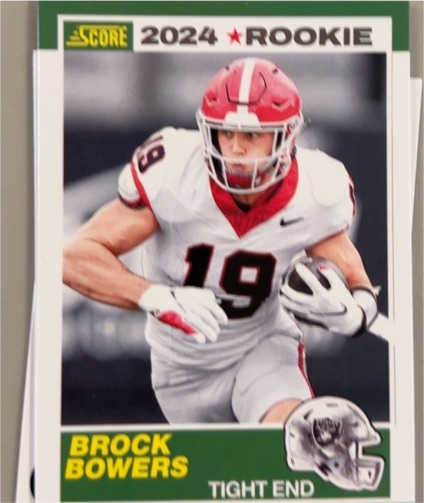 2024 Score #10 Brock Bowers — front
