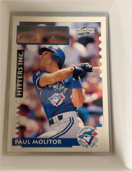 1995 Score #566 Paul Molitor — front