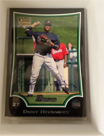 2009 Bowman #27 Diory Hernandez — front