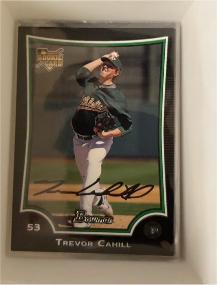 2009 Bowman #53 Trevor Cahill — front