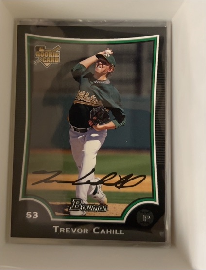 2009 Bowman Draft Picks & Prospects #BDP4 Trevor Cahill — front