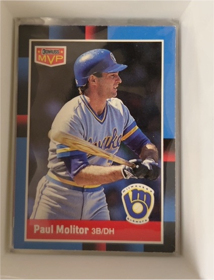 1988 Donruss #BC-3 Paul Molitor Milwaukee Brewers — front