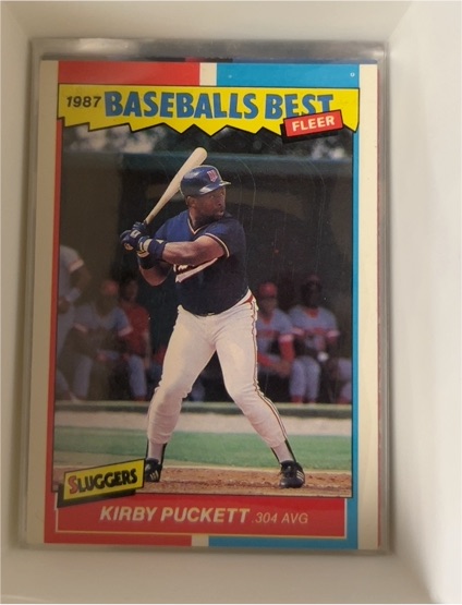 1987 Fleer Baseball's Best #31 Kirby Puckett — front
