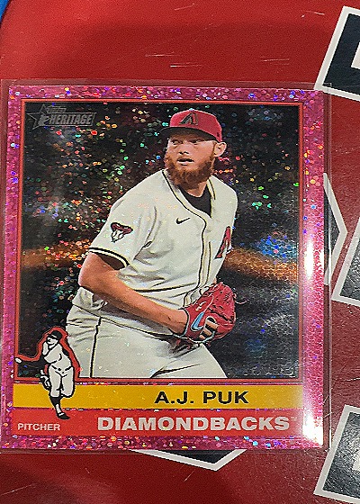 2025 Topps Heritage #490 A.J. Puk — front
