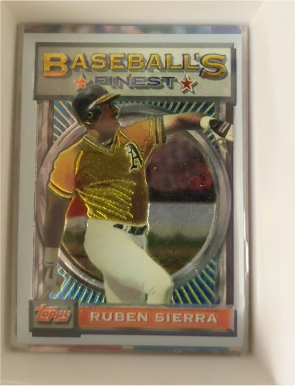 1993 Topps Finest #26 Ruben Sierra — front