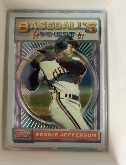 1993 Topps Finest #139 Reggie Jefferson — front