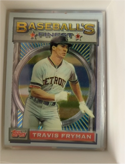 1993 Topps Finest #135 Travis Fryman — front