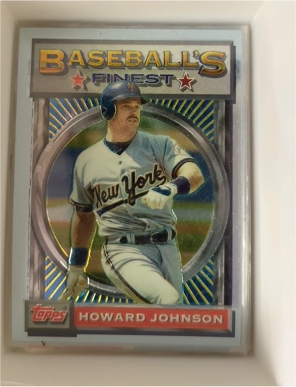 1993 Topps Finest #143 Howard Johnson — front