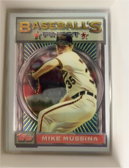1993 Topps Finest #157 Mike Mussina — front