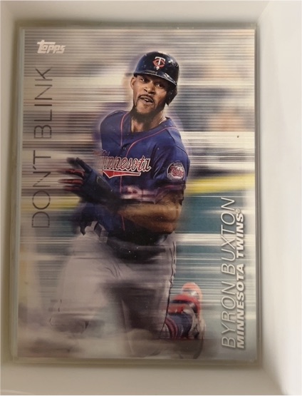 2018 Topps Update Don't Blink #DB-6 Byron Buxton — front