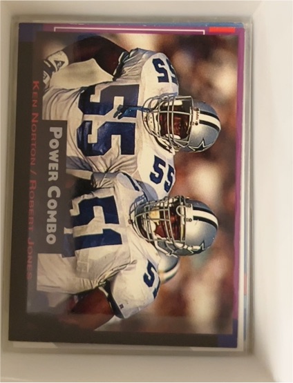 1993 Pro Set Power #9 Ken Norton / Robert Jones — front